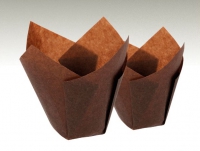 Muffinsmót, Tulip - Brún 25 stk. image