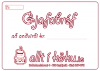 Gjafabréf - 15.000 krónur image