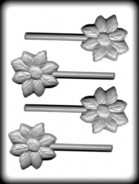 Hitaþolið sleikjóplastmót - Blóm image