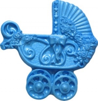 Silíkonmót - Barnavagn image
